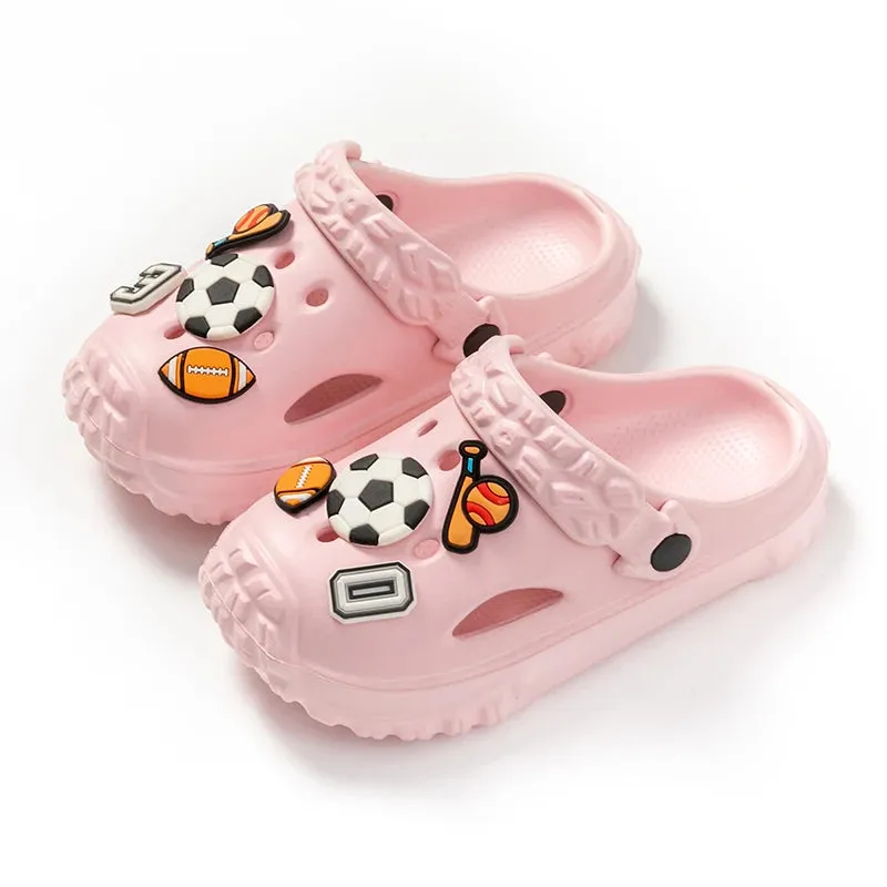 Children's slippers Boys' slippers Summer girls' non-slip Boys Medium and large children's soft soles non-slip beach shoes