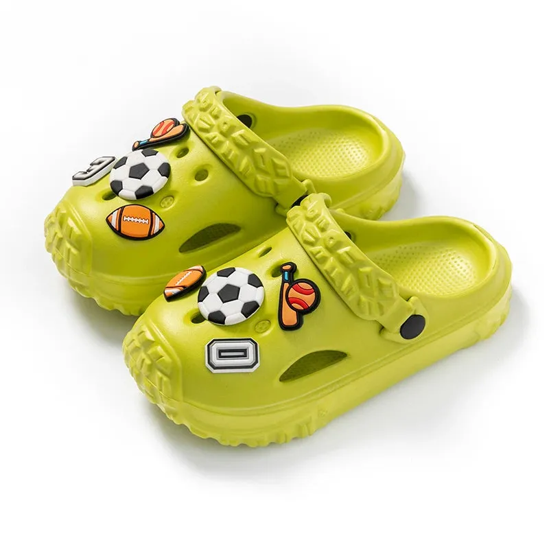 Children's slippers Boys' slippers Summer girls' non-slip Boys Medium and large children's soft soles non-slip beach shoes