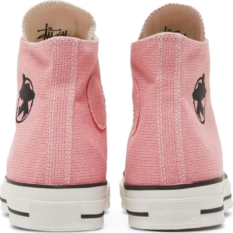 Converse Stussy x Chuck 70 High Surfman sneakers, pink
