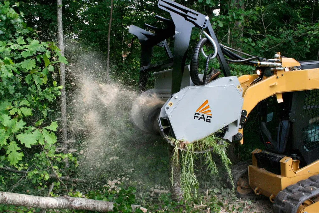 FAE Forestry Mulcher With Sonic System - High Flow | Model UML/SSL/SONIC150 | 75-120 HP | For Skid Steer