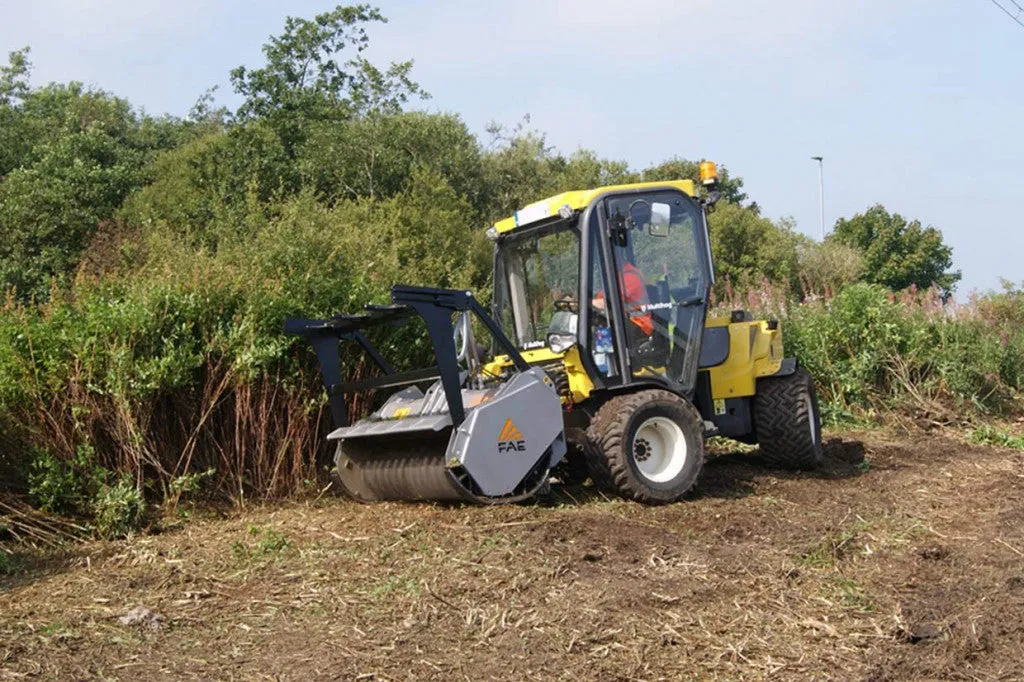 FAE Forestry Mulcher With Sonic System - High Flow | Model UML/SSL/SONIC150 | 75-120 HP | For Skid Steer