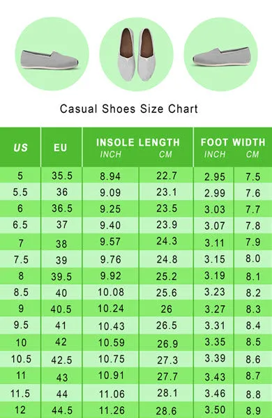 Floral Knowledge Casual Shoes