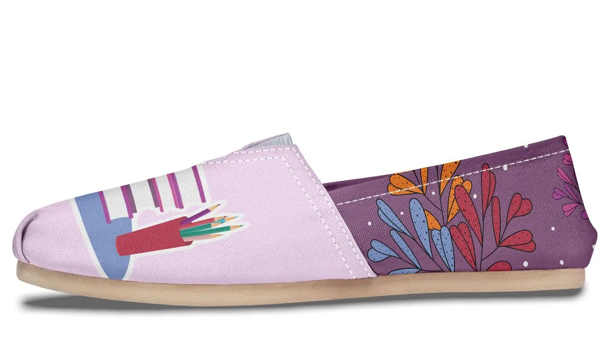 Floral Knowledge Casual Shoes