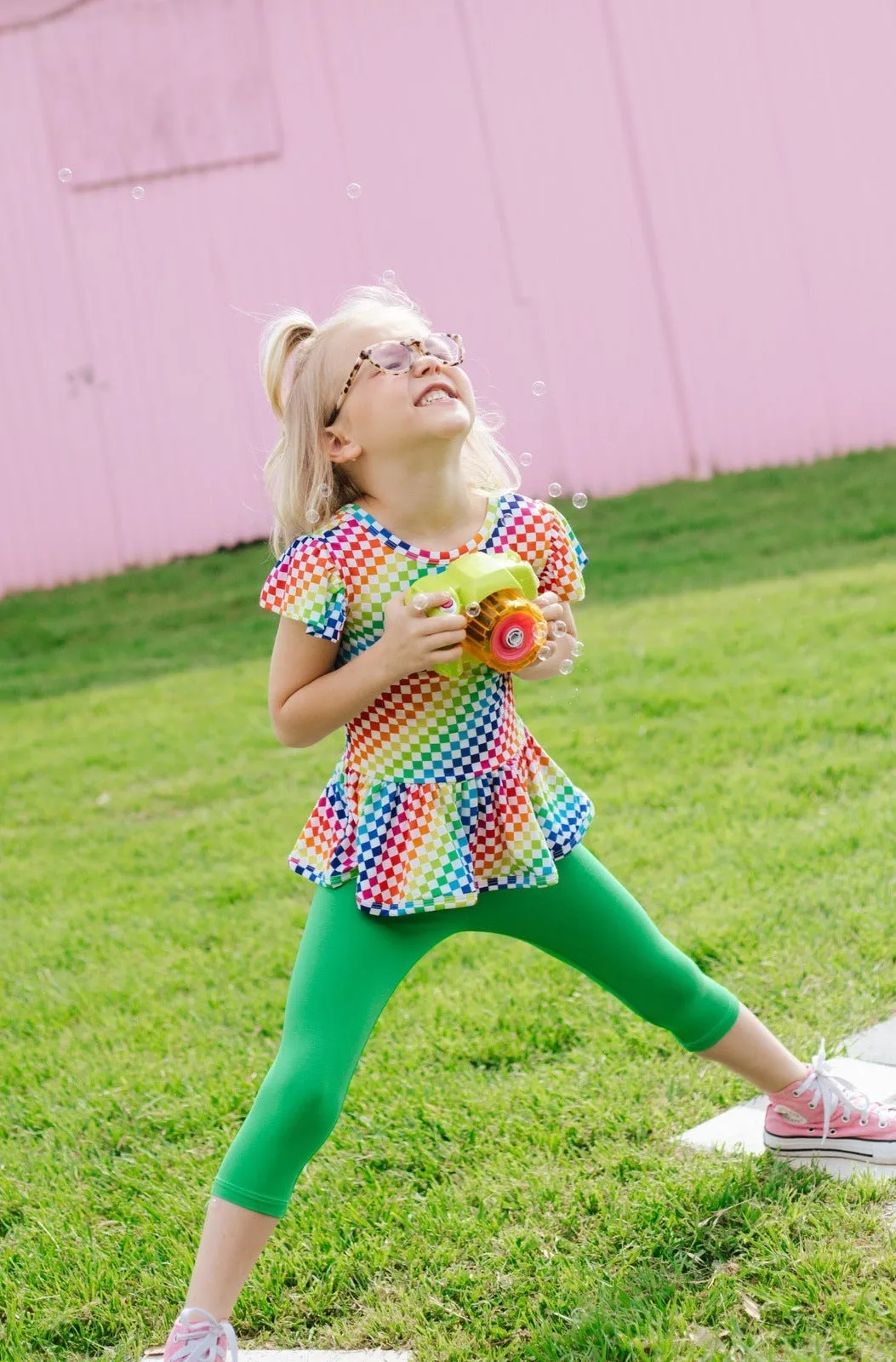 Green Apple Skater Capri