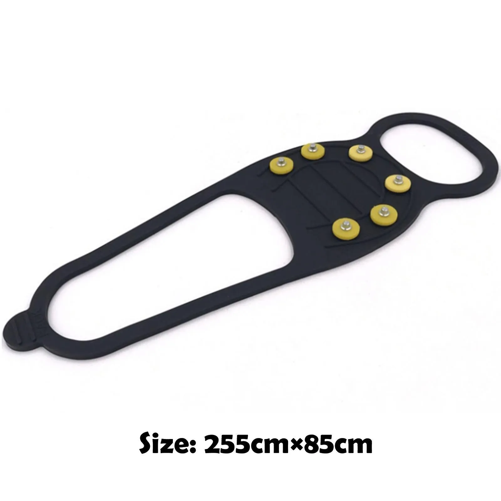 Hiking Poles Portable Anti-slip Shoe Cover Multi Tooth Silica Gel Outdoor Snow Ice Claw