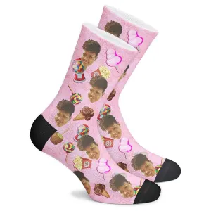 Kids Gift Face Socks Gift For Baby Girl