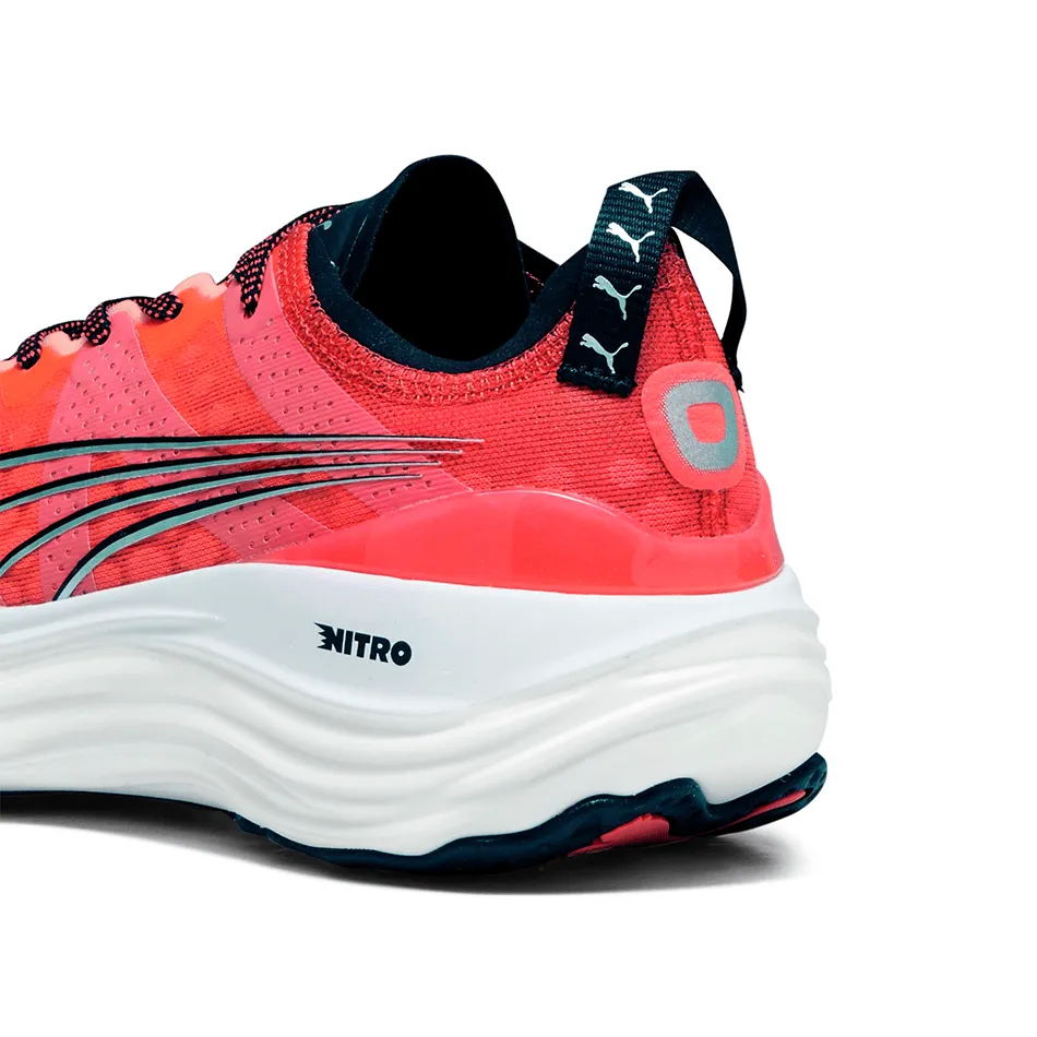 Puma Women's ForeverRun NITRO Running Shoes in Fire Orchid/Puma Black/Puma Silver AW23