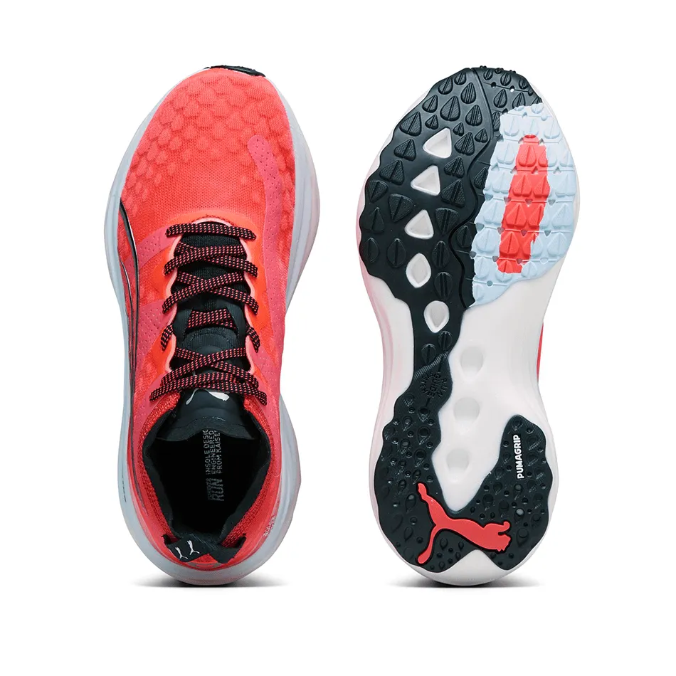 Puma Women's ForeverRun NITRO Running Shoes in Fire Orchid/Puma Black/Puma Silver AW23