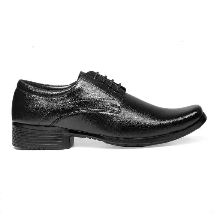 s Formal Derby Lace-Up Black Shoes for Men