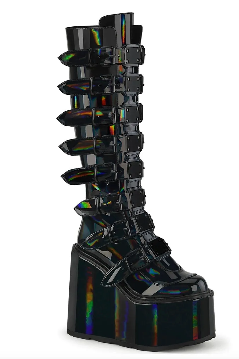 Sand Warrior Cyber Goth 3.0 Platform Boots