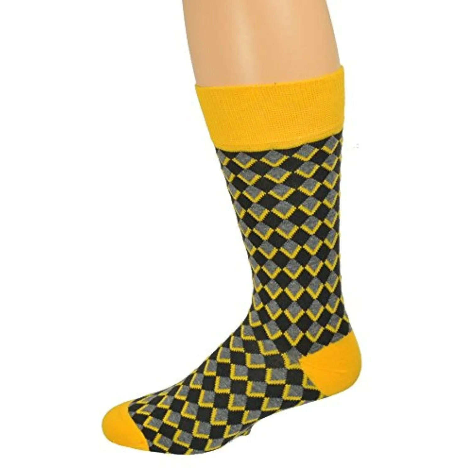 Sierra 2 and 3 pair packs Men's Casual Cotton Blend Mid Calf Dress Crew Socks