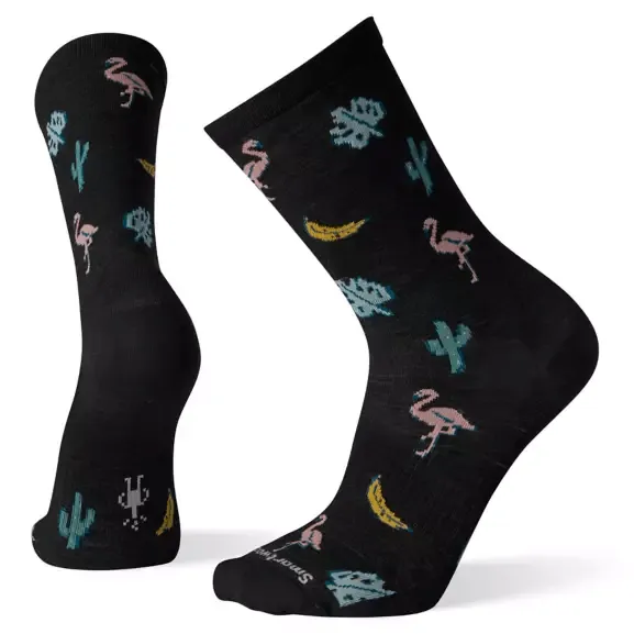 SmartWool Men's Ultra Light Fantastic Flamingos Crew Socks
