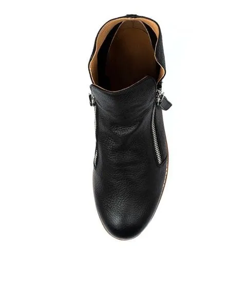 TOP END OHMY BLACK LEATHER